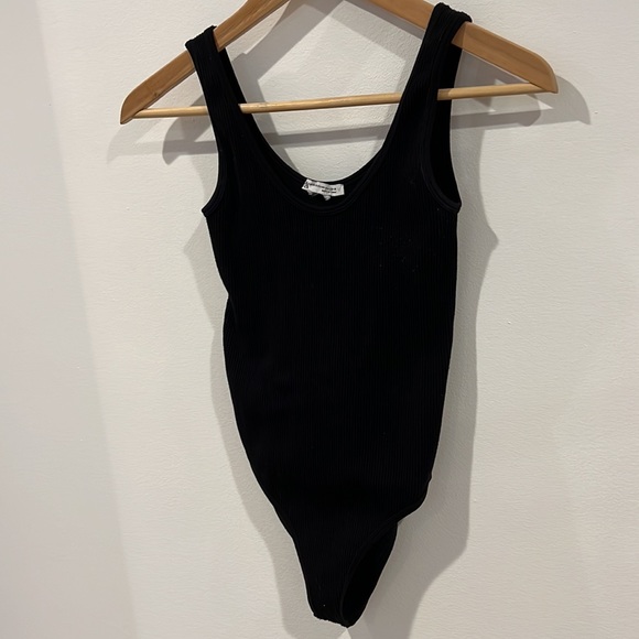 Zara black seamless thong bodysuit - Picture 2 of 6
